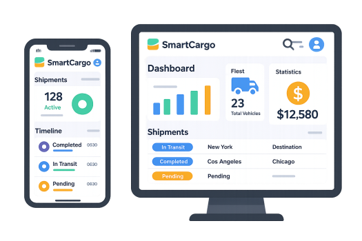 SmartCargo Logistics — a cross-platform application for transport management